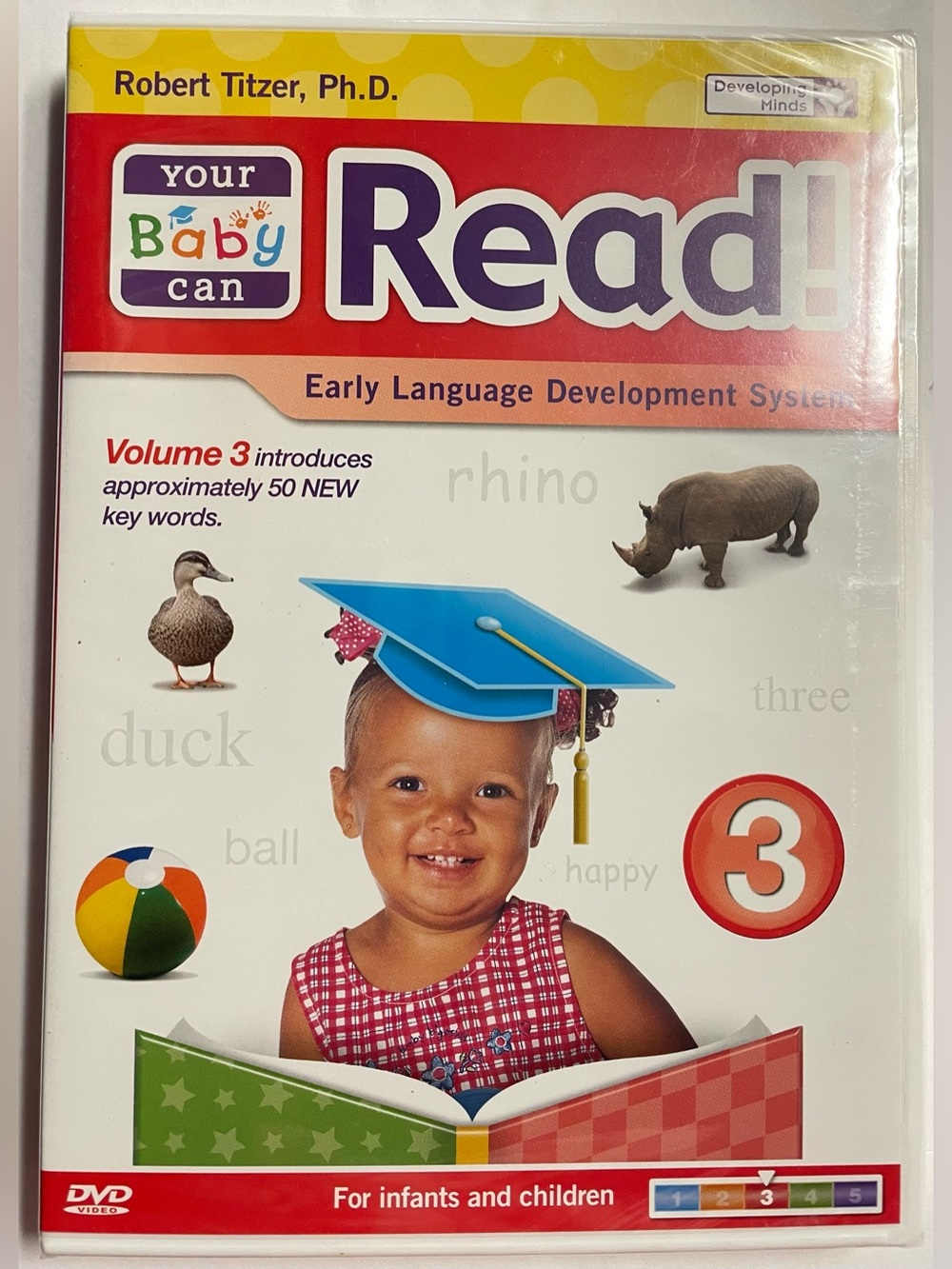 Your Baby Can Read! Volume 3 DVD Video Early Language Development System - NEW